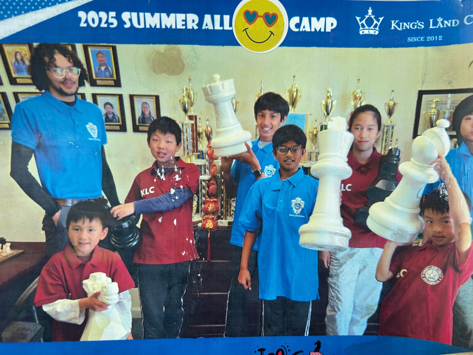 Instructor coaching students during play